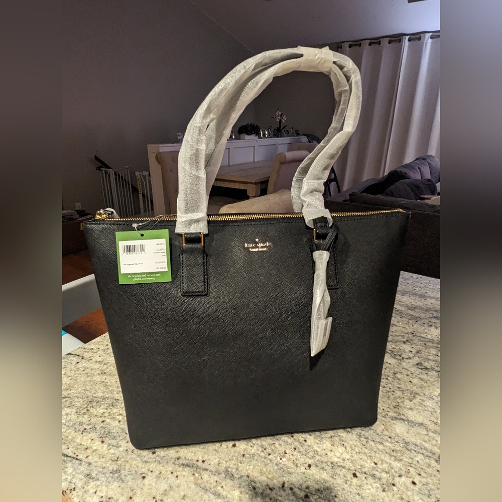 Kate Spade Black Cameron Lucie Purse